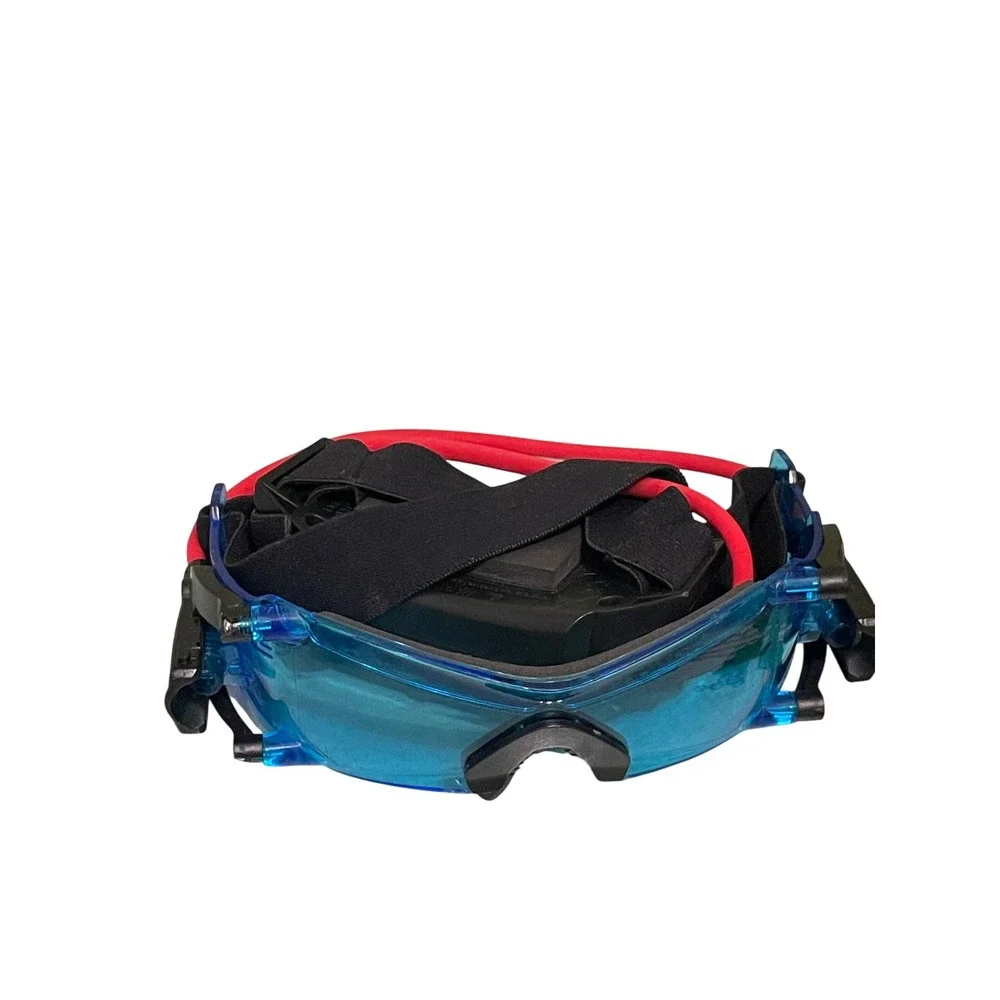 Kids LED Light Up Goggles Cyberpunk‎ Rave Party Costume Glasses Blue